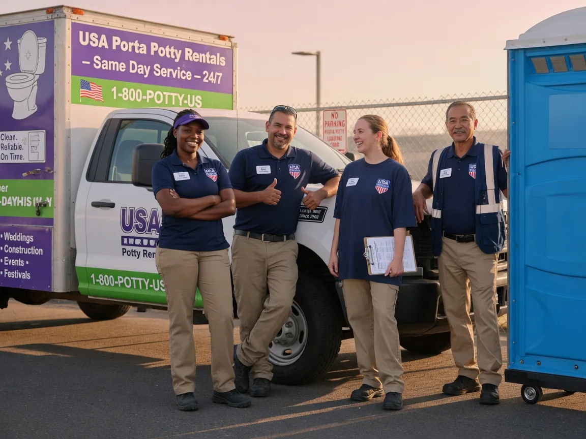 Porta Potty Rental company in Fresno, CA