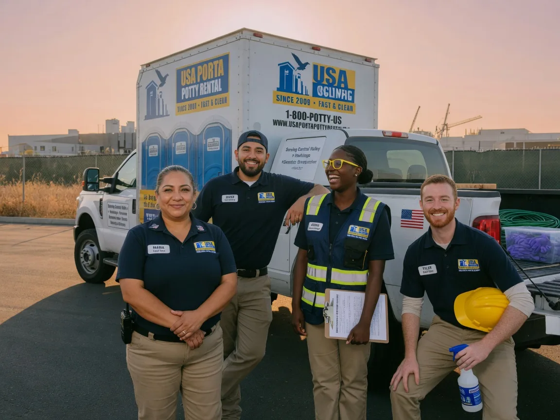 Portable Toilet Rental company in Fresno, CA